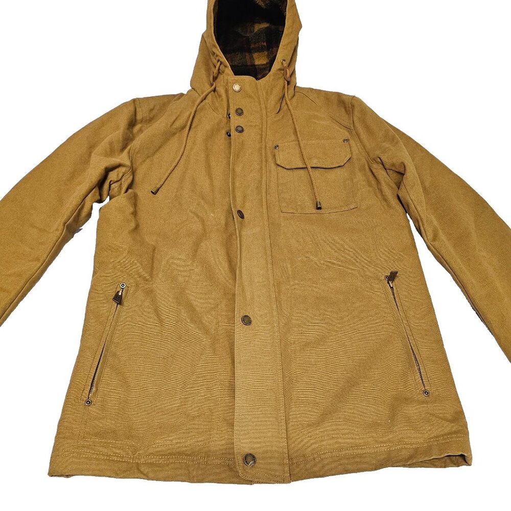 Pendleton Hooded Timber Cruiser Men's Jacket Size M Saddle color 100% Cotton - Picture 15 of 16